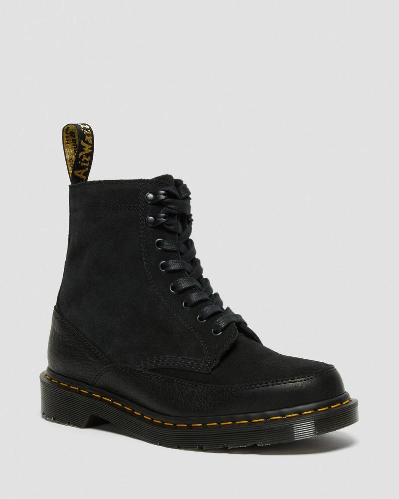 Dr Martens 1460 Guard Made in England Leren Veterlaarzen Heren Zwart | NL 296EBC